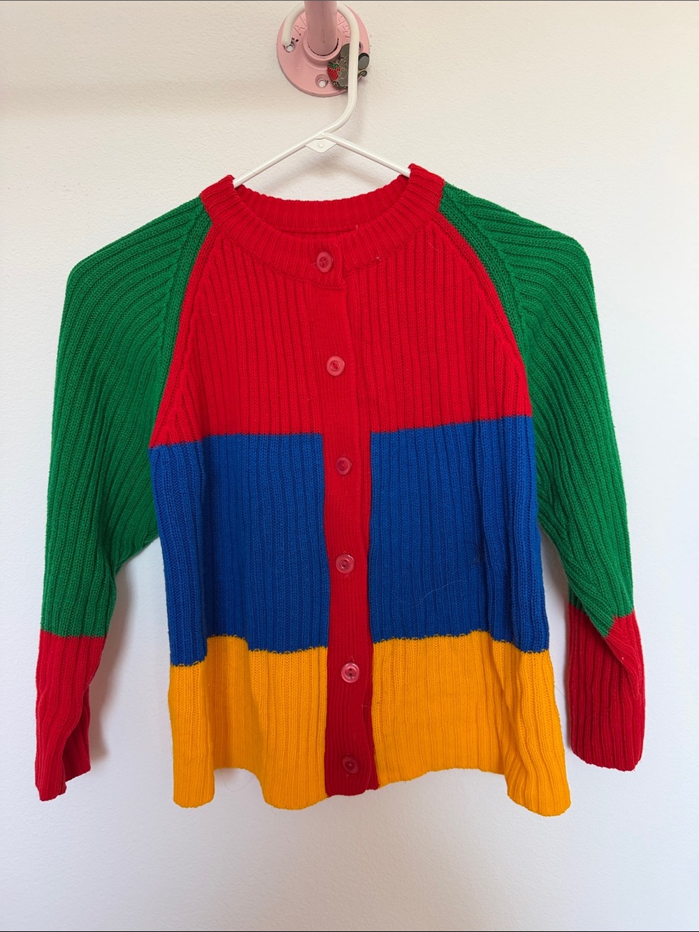 Colorblock cardigan